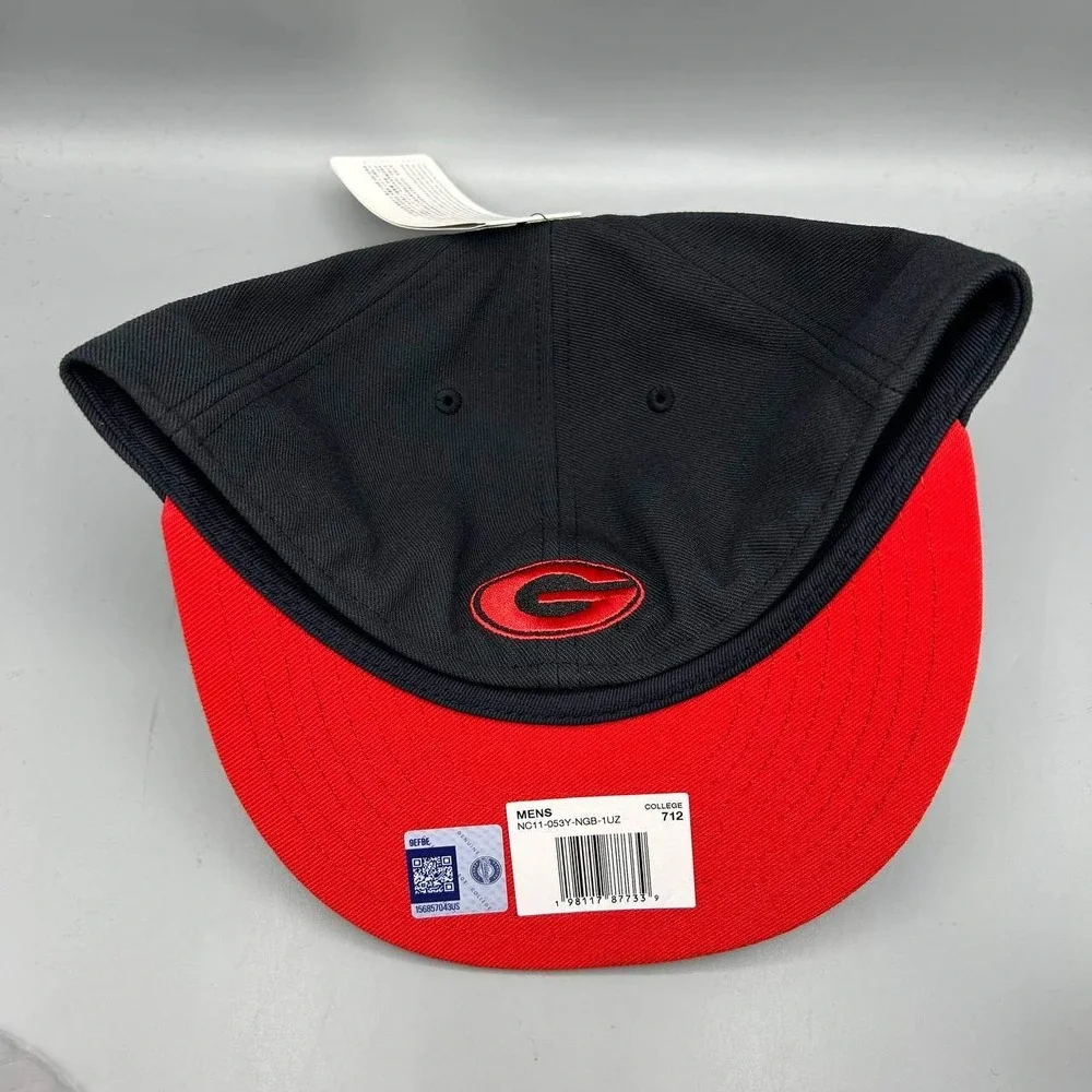 Air Jordan Pro Georgia Bulldogs Dri-Fit Hat Men 7 1/2 Black Jumpman Fitted New
